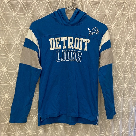 Kids Detroit Lions Hooded Long Sleeve - Picture 1 of 7